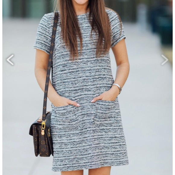 NWT LOFT Tweed Shift - Picture 2 of 4